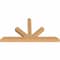 Ekena Millwork Saratoga Timber Gable Bracket, Western Red Cedar, 84"W x 45"H x 5 1/2"D x 5 1/2"F, 13/12 Pitch GBW084X45X0606SAR00SWR - alternate 4